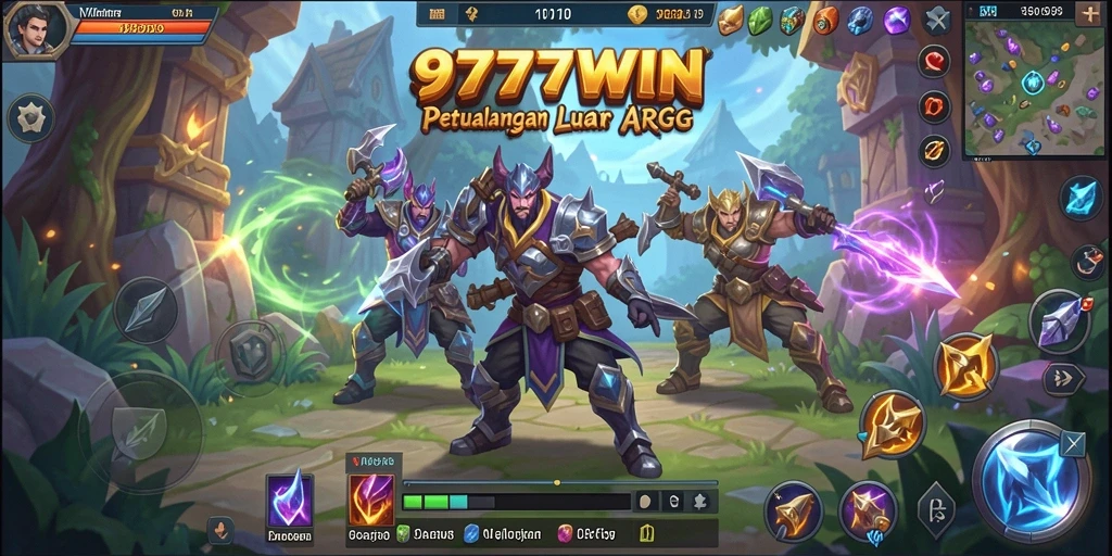 Tampilan mendebarkan dari gameplay ARPG di 9777WIN.