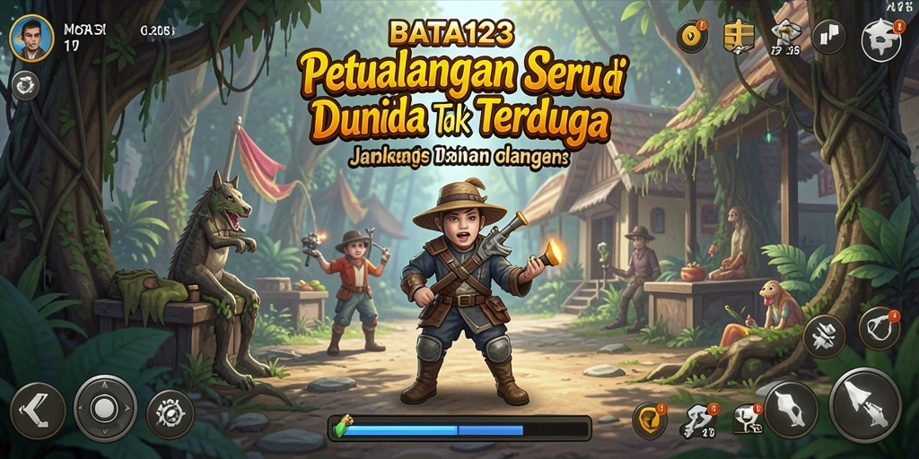 Tampilan gameplay BATA123 yang penuh aksi dan petualangan.