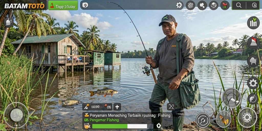 Tampilan gameplay <strong>BATAMTOTO</strong> yang memukau dengan ikan warna-warni.