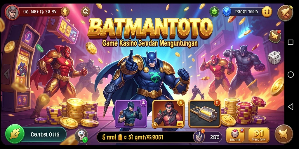 Tampilan gameplay Kasino yang menegangkan dan menawan di BATMANTOTO.