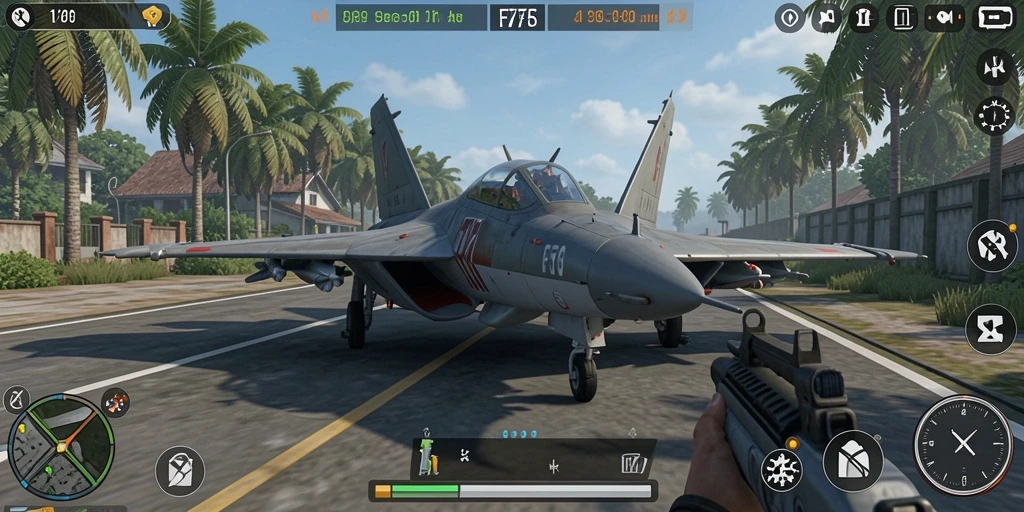 Screenshot gameplay F7F7 yang menunjukkan grafis menawan dan interaksi dinamis.