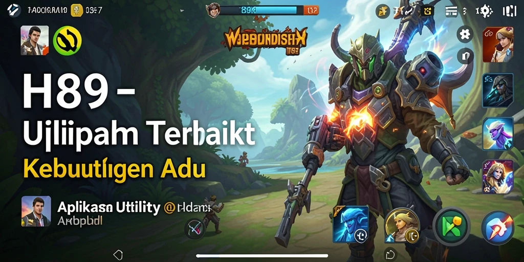 Tampilan antarmuka H89 yang sederhana dan fungsional.