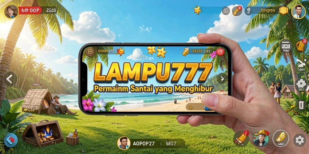 Tampilan grafis cerah dan gameplay seru dari LAMPU777.