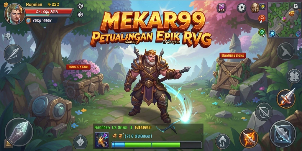Tampilan gameplay RPG MEKAR99 yang menarik dan penuh petualangan.