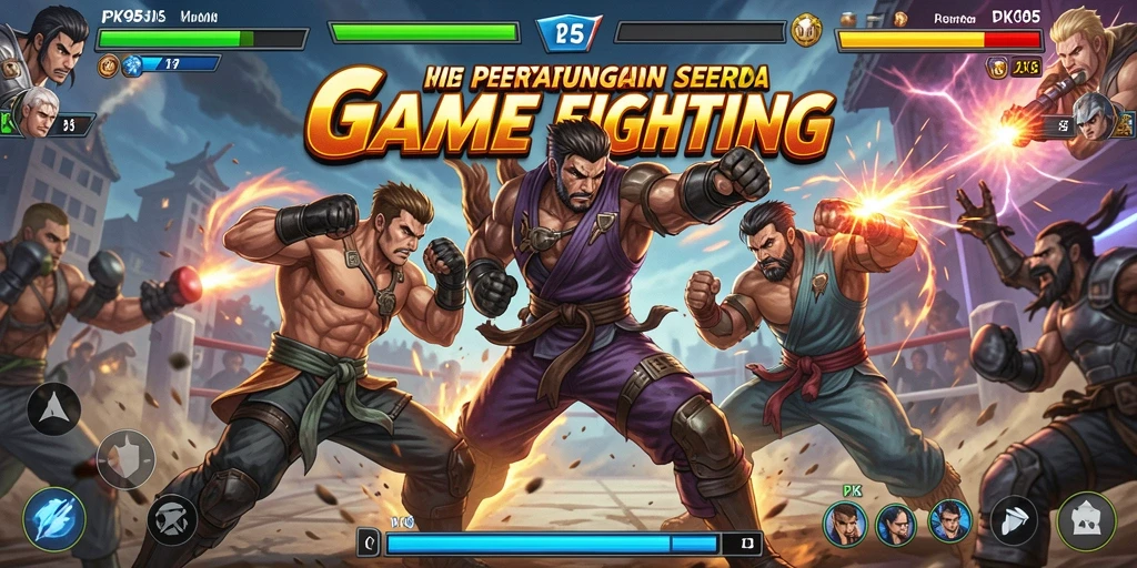 Gameplay PK95 yang seru menunjukkan aksi pertarungan yang mendebarkan.