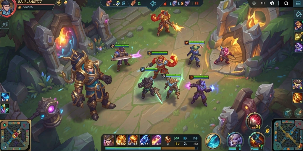 Tampilan menarik dari gameplay RAJALANGIT77 yang penuh aksi.