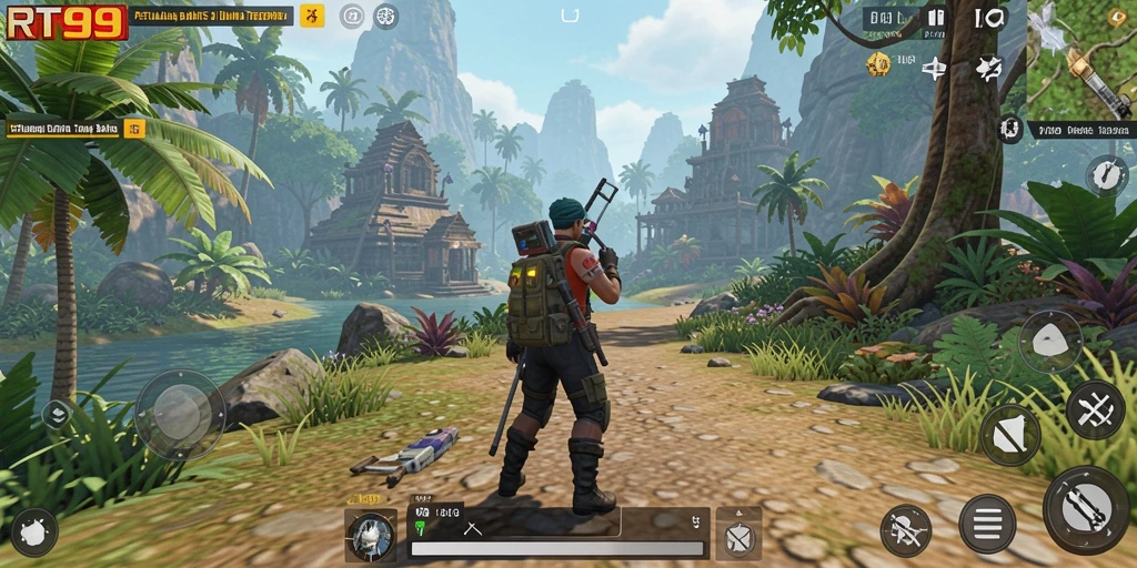 Tampilan gameplay menarik dari dunia terbuka RT99.
