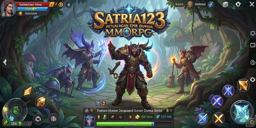 Tampilan aksi seru dalam gameplay SATRIA123 yang mendebarkan.