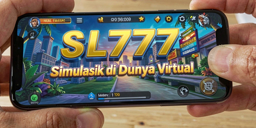 Tampilan gameplay menakjubkan dari SL777 yang memperlihatkan simulasi interaktif.
