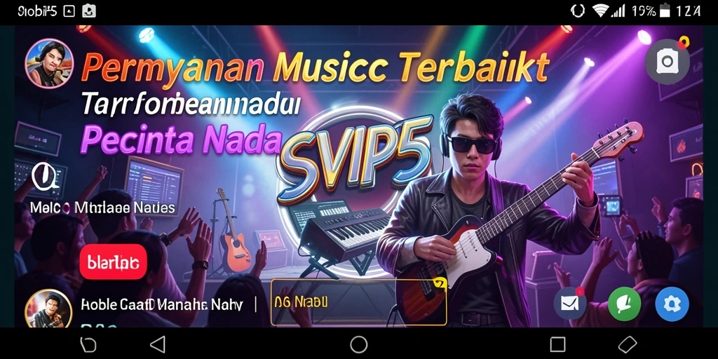 Tampilan permainan <strong>SVIP5</strong> dengan gameplay musik yang seru.