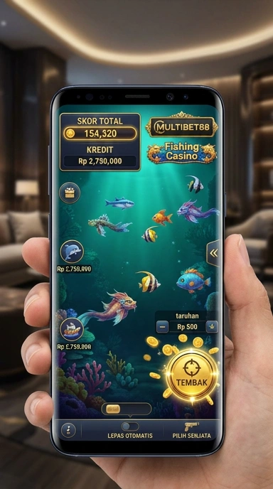 Tampilan utama aplikasi multibet88 dengan menu navigasi yang jelas.